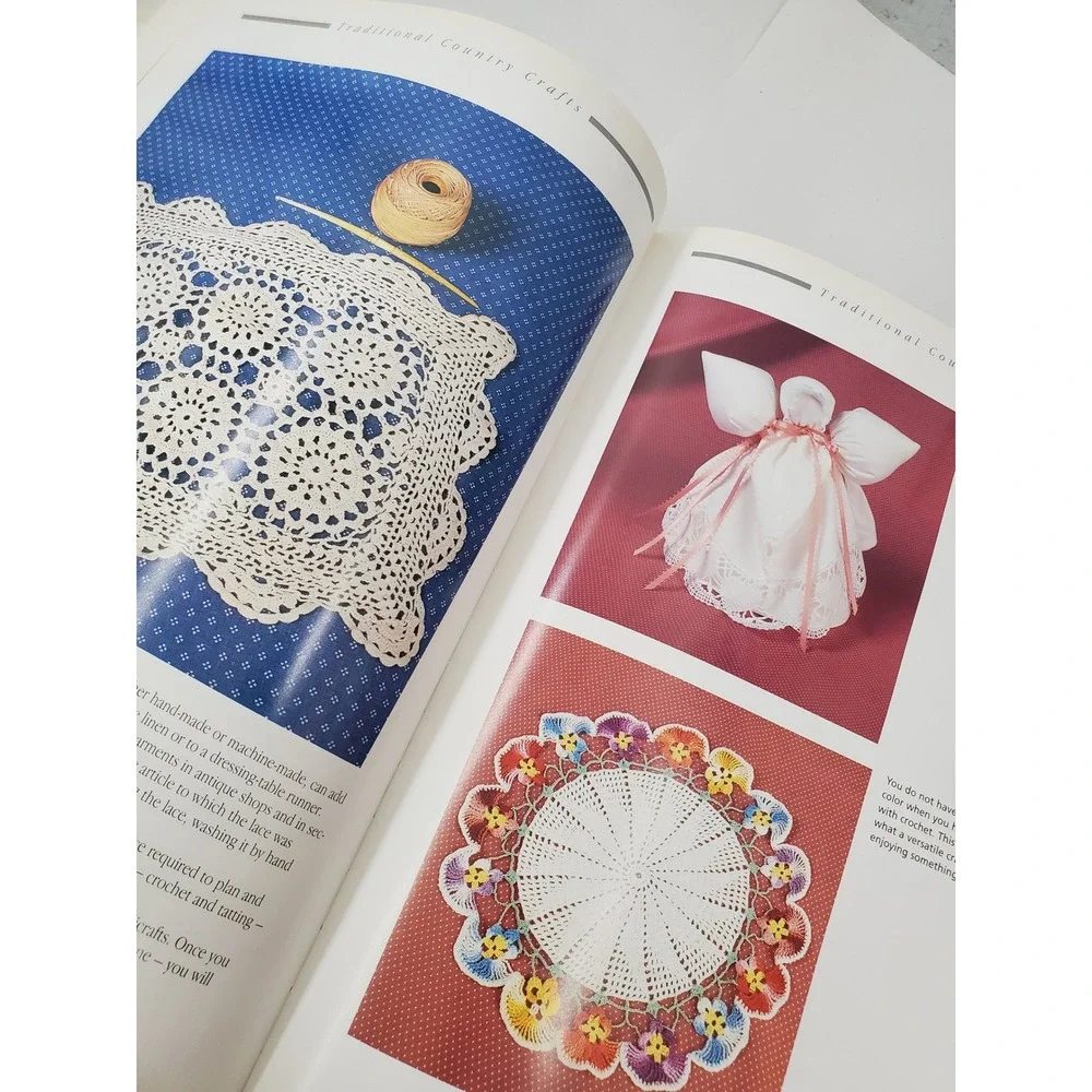 Traditional Country Crafts Victoria Dutton Hardcover 1996 Quilting Needlecraft